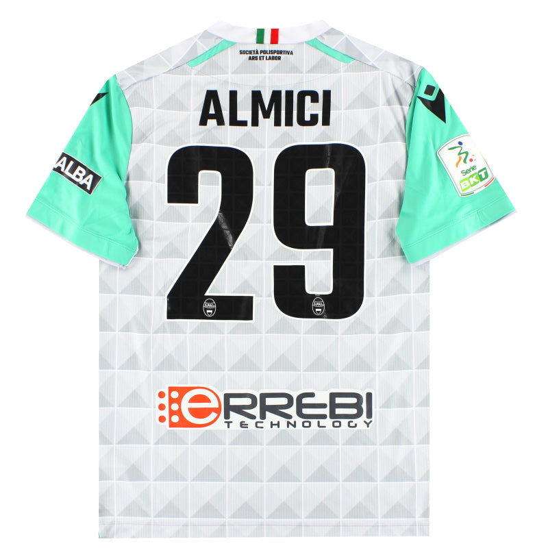 2022-23 SPAL Macron Camiseta de la segunda equipación "Player Issue" Almici #29 *Como nueva* M