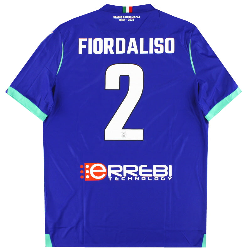2022-23 SPAL Macron Camiseta de jugador Tercera equipación Fiordaliso #2 *Como Nueva* XL