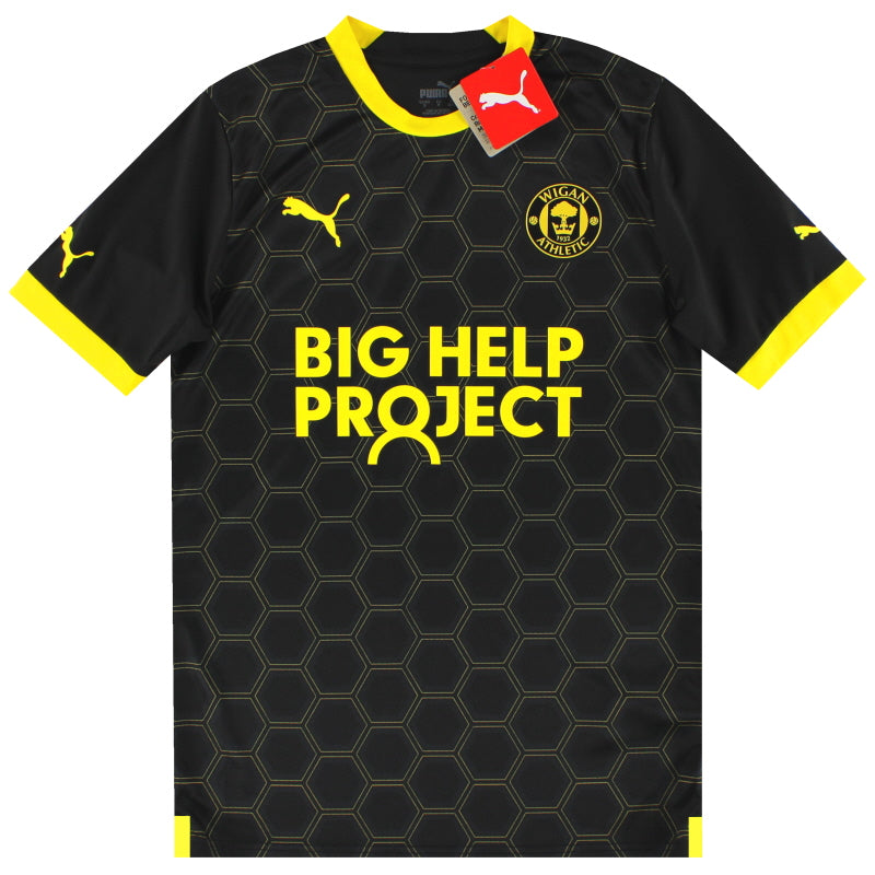 Camiseta de visitante Puma del Wigan 2022-23 *NUEVA EN CAJA* Talla S
