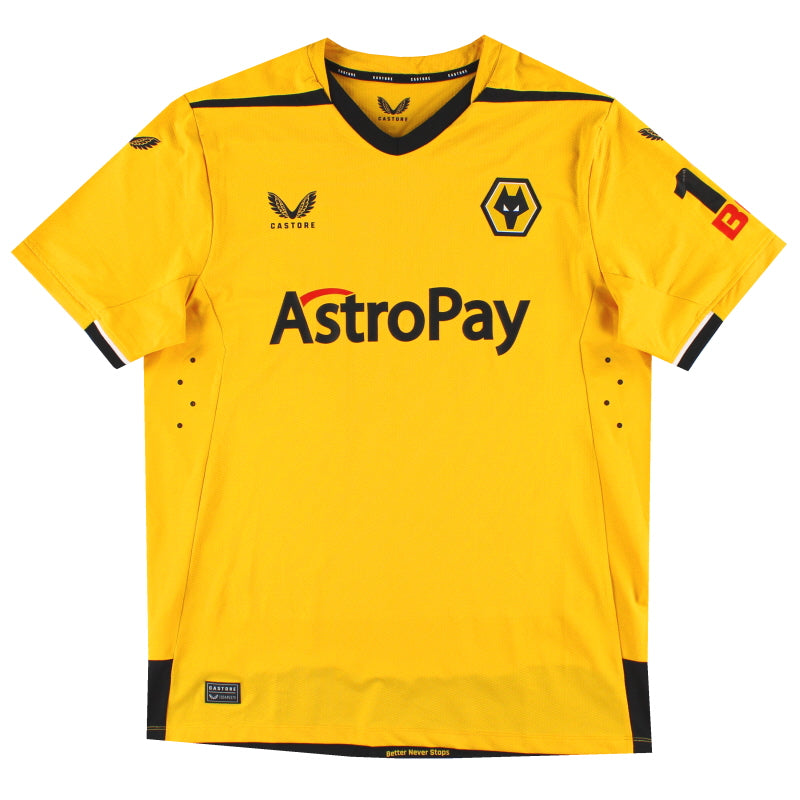 Camiseta Castore Pro Local Wolves 2022-23 *Como Nueva* XL