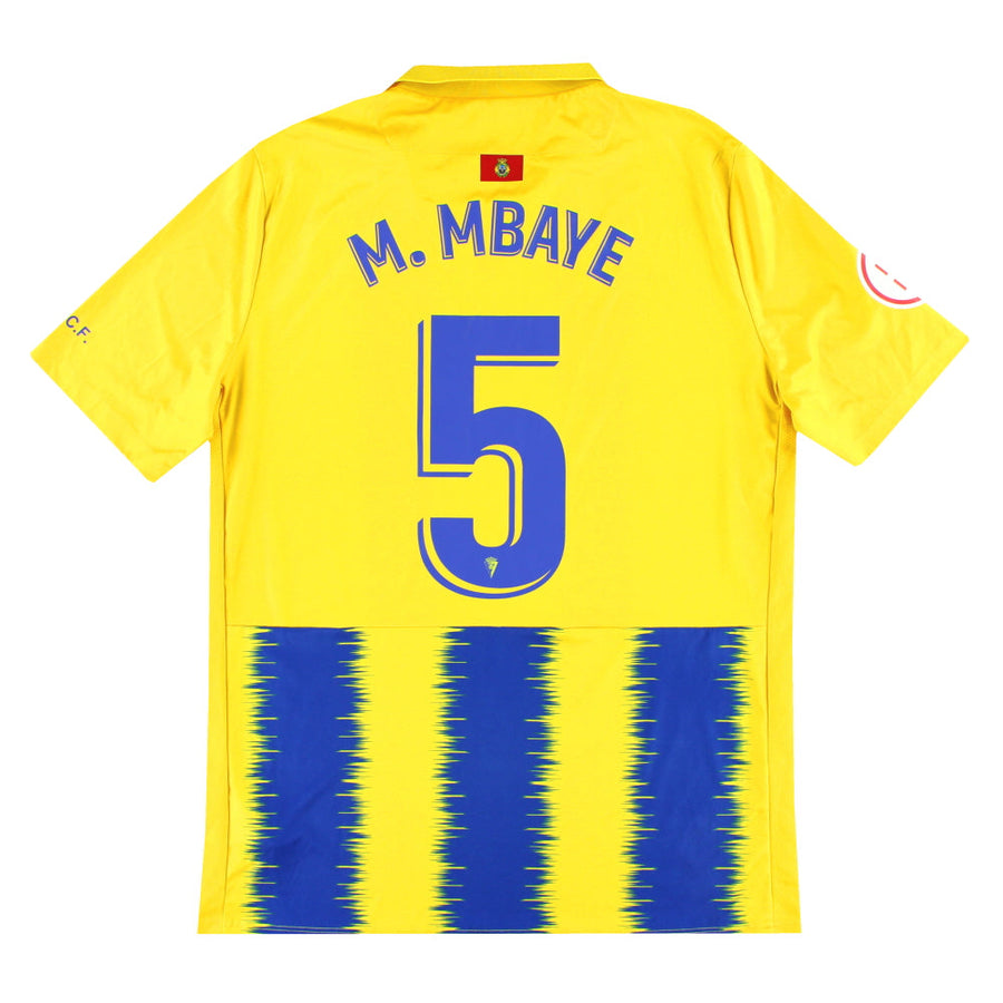 2022-23 Cádiz Mirandilla Macron Camiseta Local M. Mbaye #5 XXL