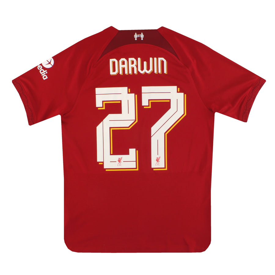 Camiseta de local Nike del Liverpool 2022-23 Darwin #27 Talla S