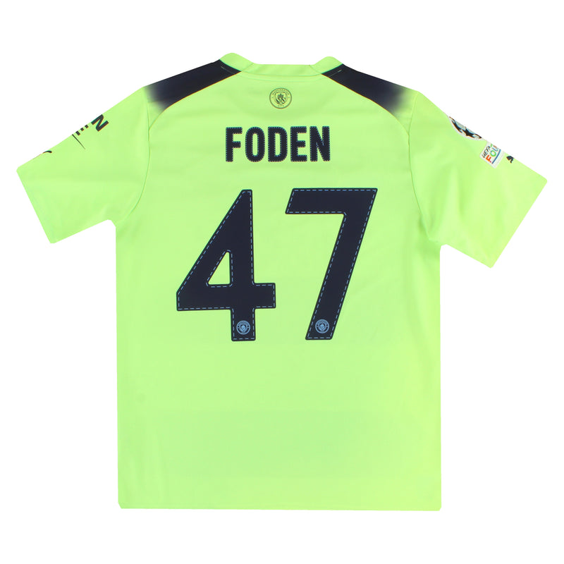 2022-23 Manchester City Puma CL Third Shirt Foden #47 L
