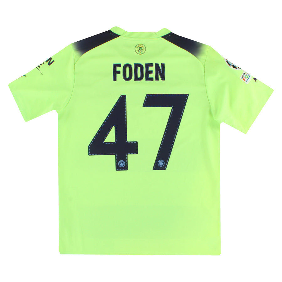 2022-23 Manchester City Puma CL Tercera Camiseta Foden #47 L