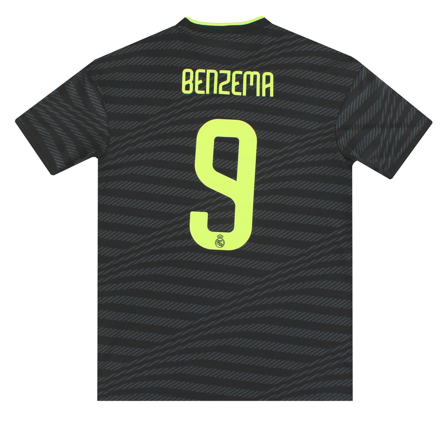 2022-23 Real Madrid adidas Third Shirt Benzema #9 L