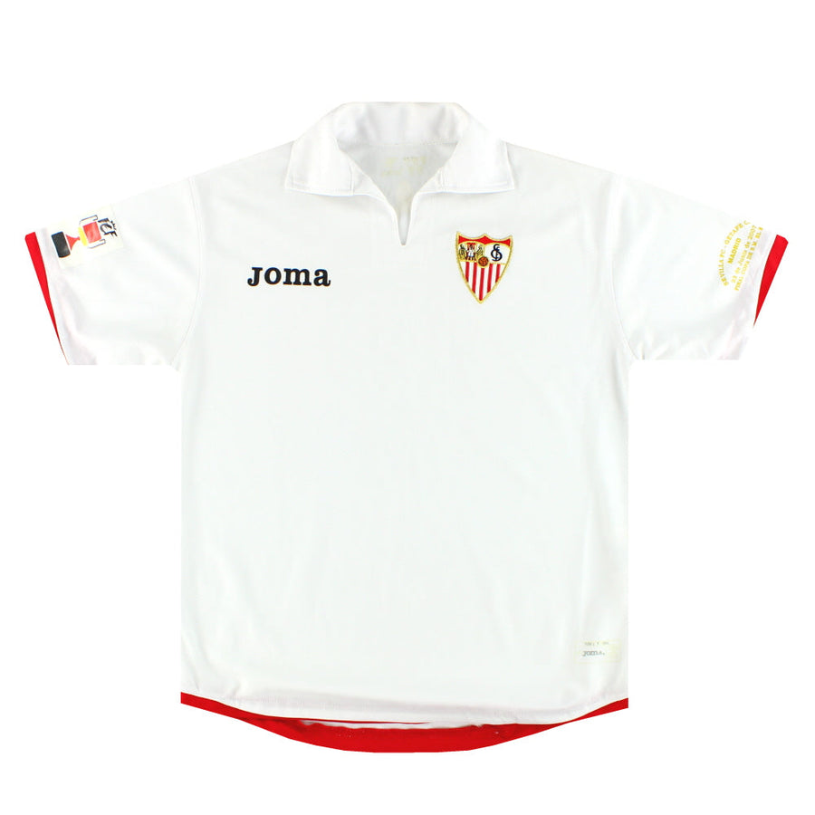 2006-07 Sevilla Joma Copa del Rey Camiseta de la Final Talla S