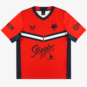 2022 Sydney Roosters Castore Camiseta Pre-Partido *Como Nueva* M