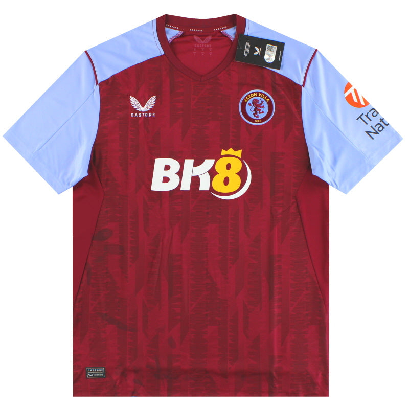 Camiseta de local Castore del Aston Villa 2023-24 *NUEVA EN CAJA* Talla M