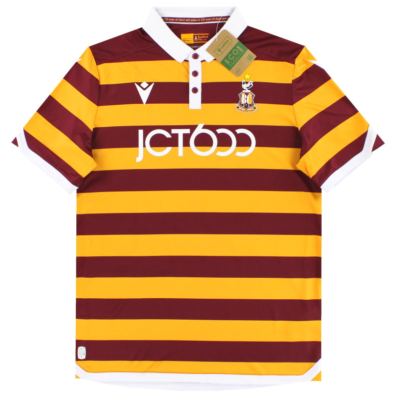 Camiseta local Macron Bradford City 2023-24 *NUEVA EN CAJA* Talla XXXXL