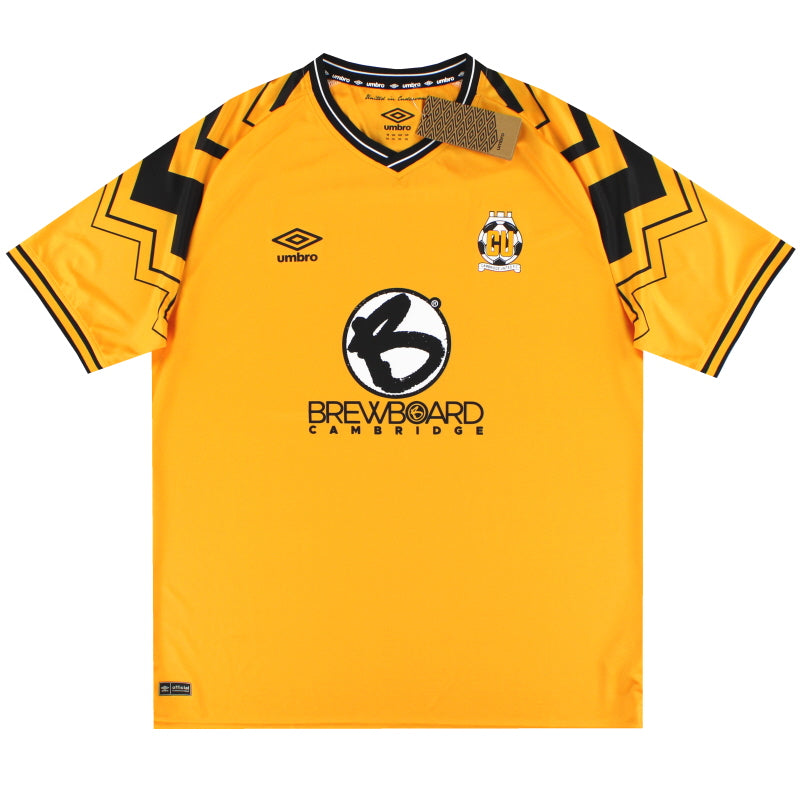 Camiseta Local Umbro del Cambridge United 2023-24 *con etiquetas* XXL
