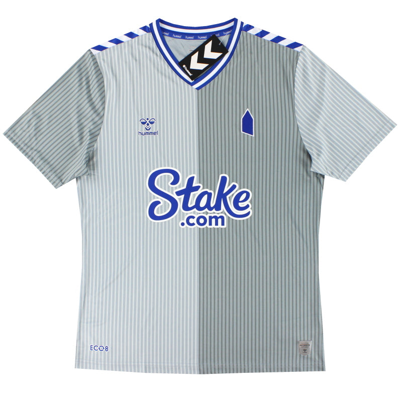 2023-24 Camiseta tercera equipación Hummel del Everton *A ESTRENAR Y EN CAJA* L