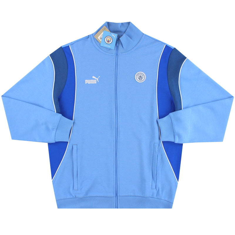 Chaqueta de chándal Puma FTBL Archive del Manchester City 2023-24 *Nueva con etiquetas* XL
