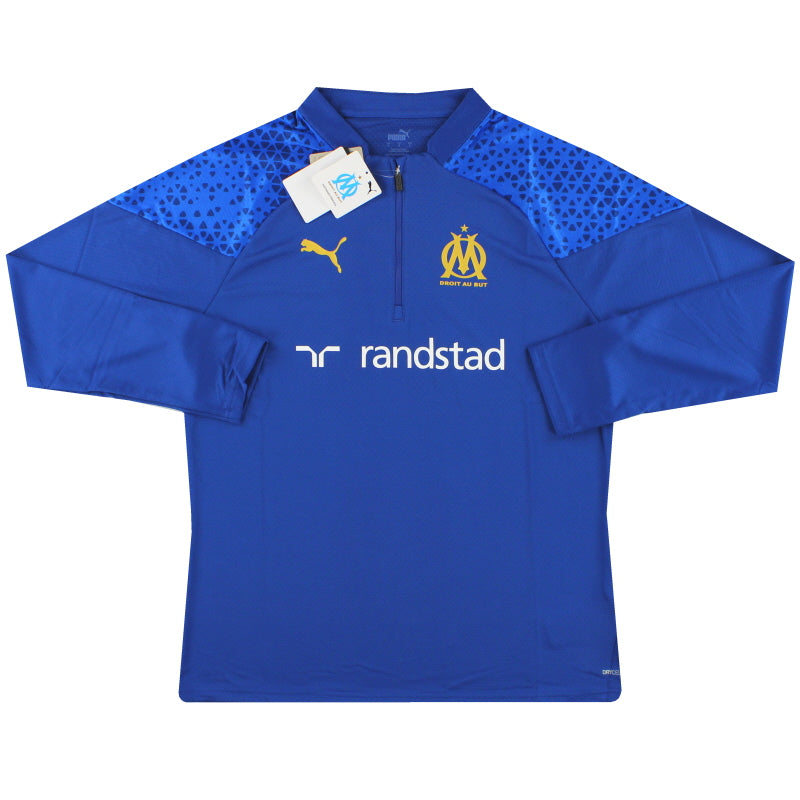 2023-24 Marsella Puma 1/4 Sudadera de Entrenamiento con Cremallera *Nueva con Etiquetas* XL