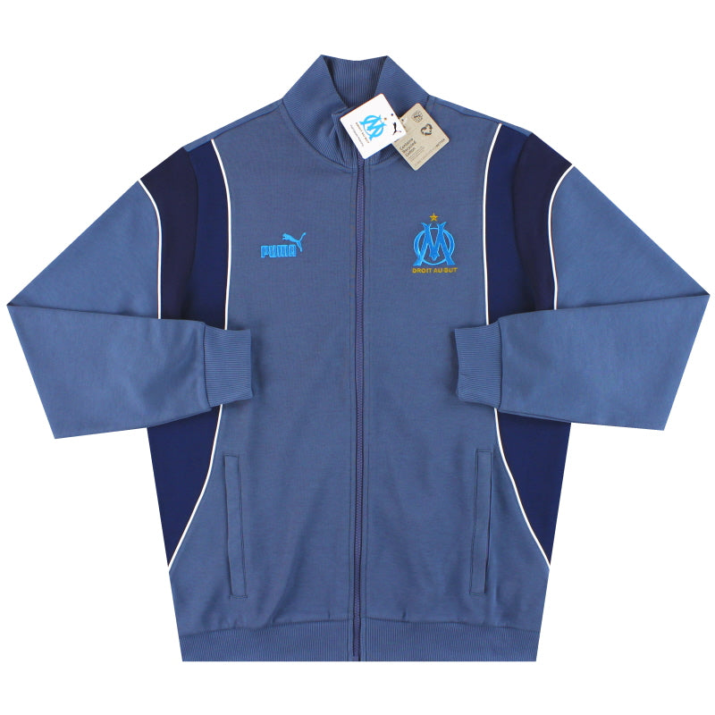 2023-24 Marsella Puma FtblArchive Chaqueta de Chándal *NUEVO CON ETIQUETAS* M