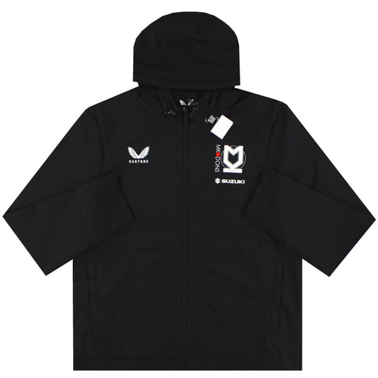 2023-24 MK Dons Castore Training Rain Jacket *BNIB* M