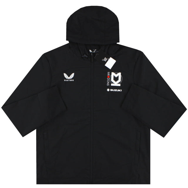 2023-24 MK Dons Castore Training Rain Jacket *BNIB* L