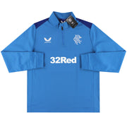 Forro polar de entrenamiento 1/4 con cremallera Rangers Castore 2023-24 *BNIB* L