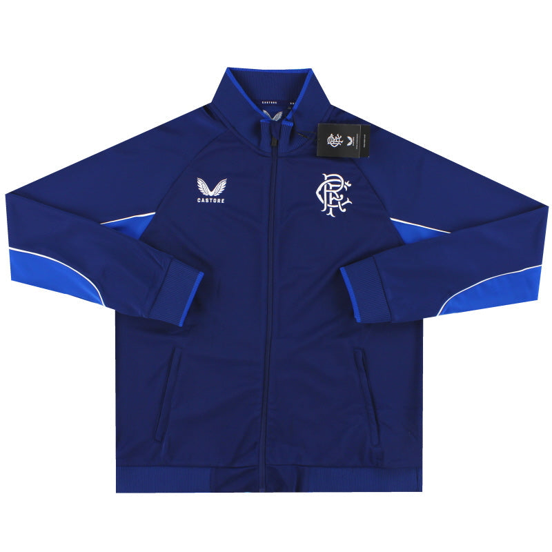 Chaqueta Himno Ibrox Icónico Castore Rangers 2023-24 *NUEVO EN CAJA* Talla M