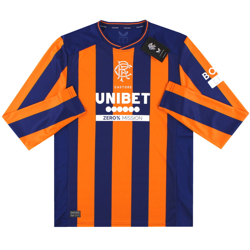 Camiseta de la tercera equipación del Rangers Castore 2023-24 M/L *A ESTRENAR Y EN CAJA*