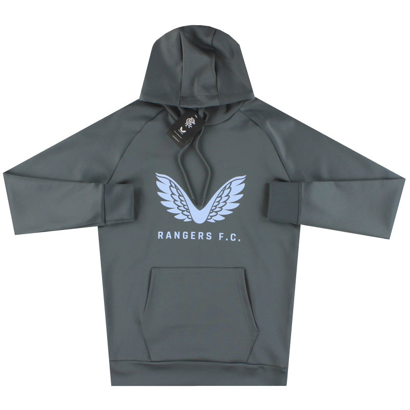 Sudadera con capucha y logo de viaje Castore Rangers 2023-24 *BNIB* S