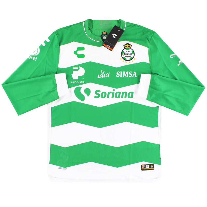 2023-24 Santos Laguna Charly Camiseta Local Manga Larga *NIB* XL