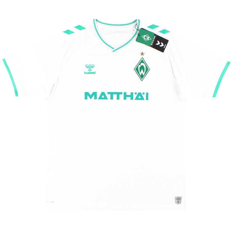 Camiseta de la segunda equipación del Werder Bremen 2023-24 Hummel *Nueva en caja* Talla S