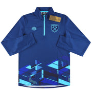 Camiseta de calentamiento West Ham Umbro 1/4 cremallera 2023-24 *con etiquetas* XL