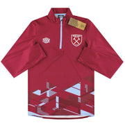 2023-24 West Ham Umbro Camiseta de calentamiento con cremallera de 1/4 *con etiquetas* Talla S