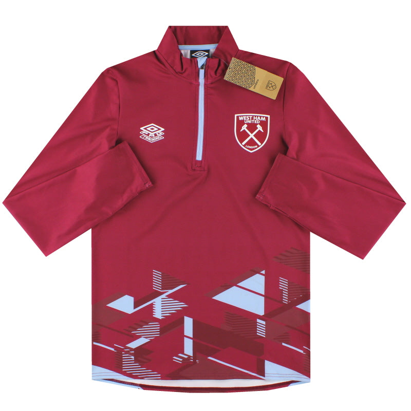 Sudadera de entrenamiento 1/4 con cremallera Umbro del West Ham 2023-24 *con etiquetas* L