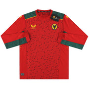 Camiseta visitante de manga larga Wolves Castore Pro 2023-24 *Nueva en caja*