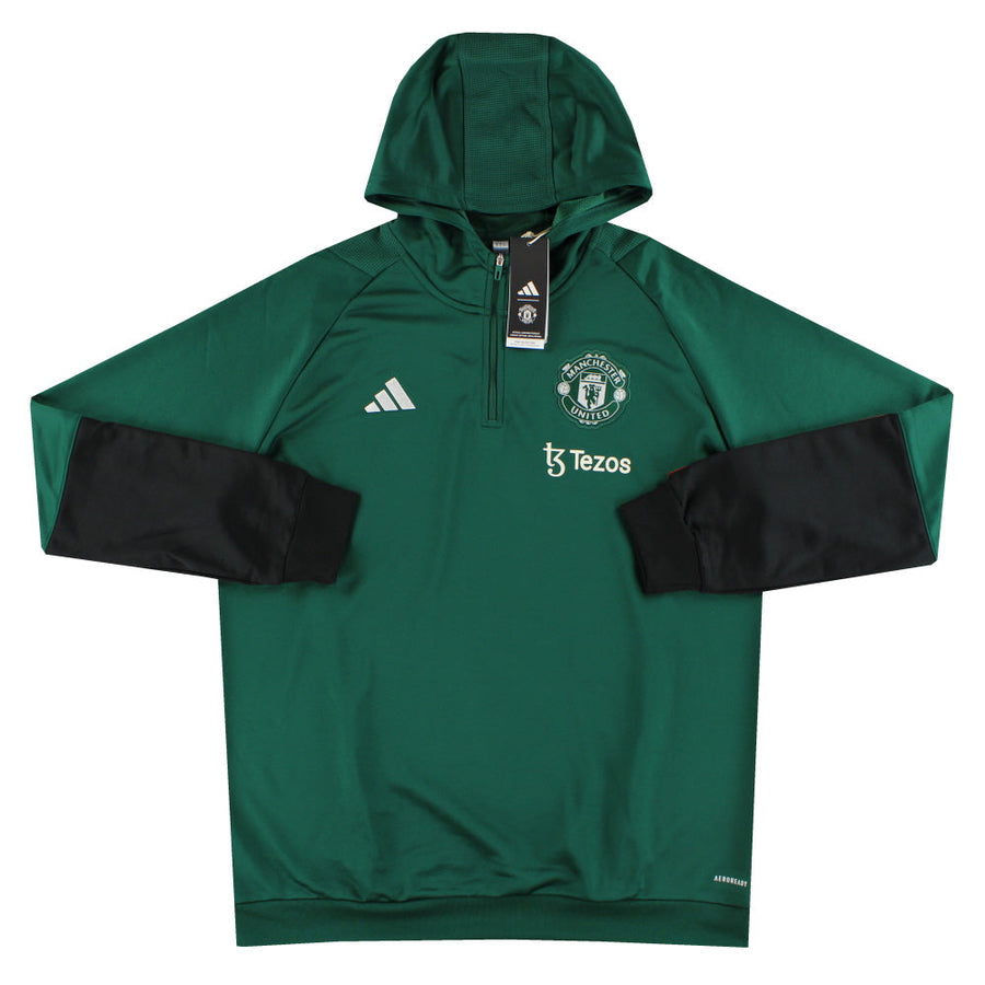 2023-24 Manchester United adidas Tiro 23 Sudadera con capucha *con etiquetas* XL