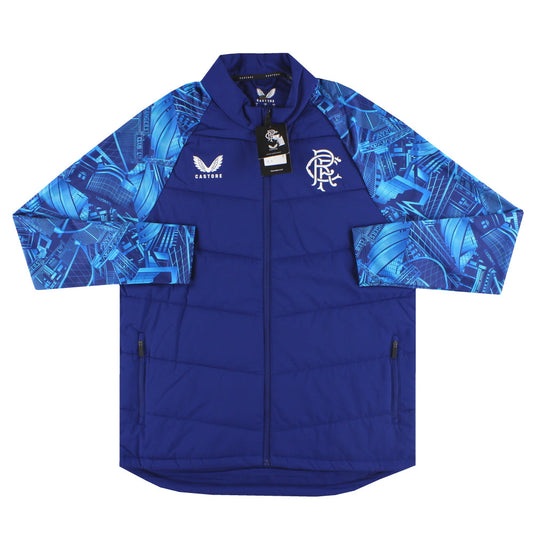 2023-24 Rangers Castore Stadium Print Hybrid Jacket *w/tags* L