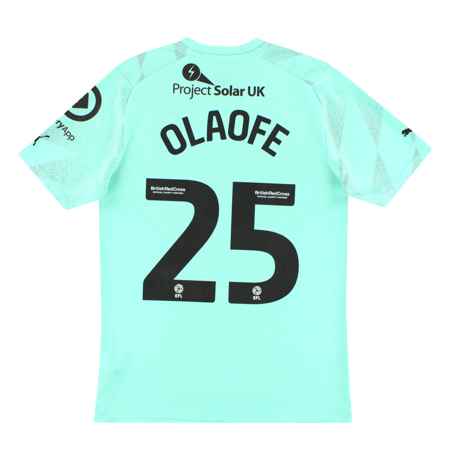 Camiseta de visitante Puma Stockport County 2023-24 Olaofe #25 M