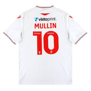 Camiseta de visitante Macron del Wrexham 2023-24 Mullin #10 XXL