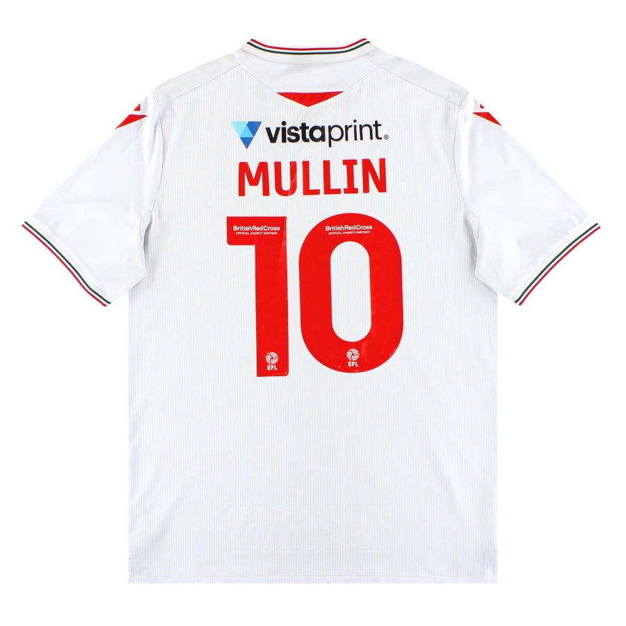 Camiseta de visitante Macron del Wrexham 2023-24 Mullin #10 XXL