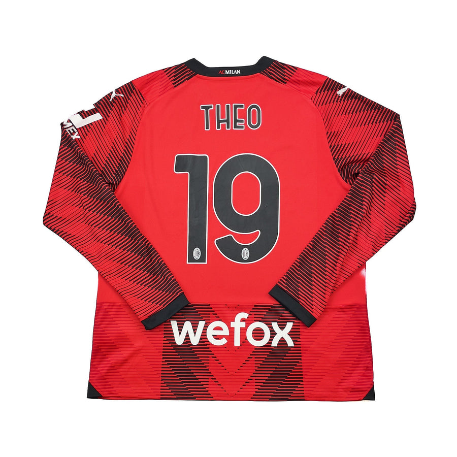 Camiseta Manga Larga Local AC Milan 2023/24 Theo #19 (XL) Puma