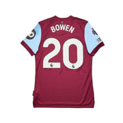 2023/24 West Ham Bowen #20 Camiseta de local *usada en partido* (M) Umbro