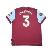 Camiseta de local 2023/24 West Ham Cresswell #3 (XXXL) Umbro