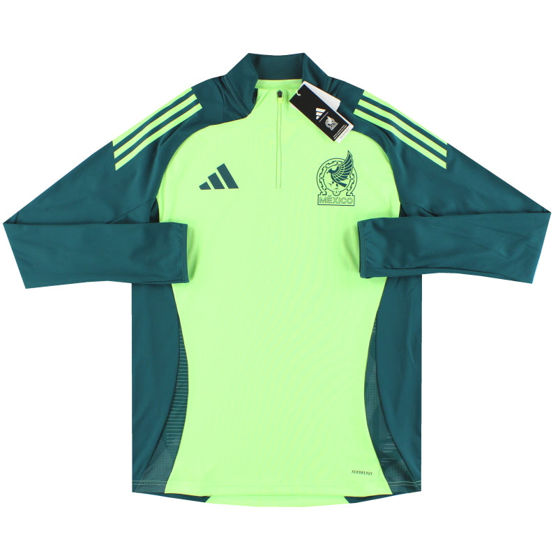2024-25 México adidas Parte de Arriba Entrenamiento 1/4 Cremallera *A ESTRENAR EN CAJA* M