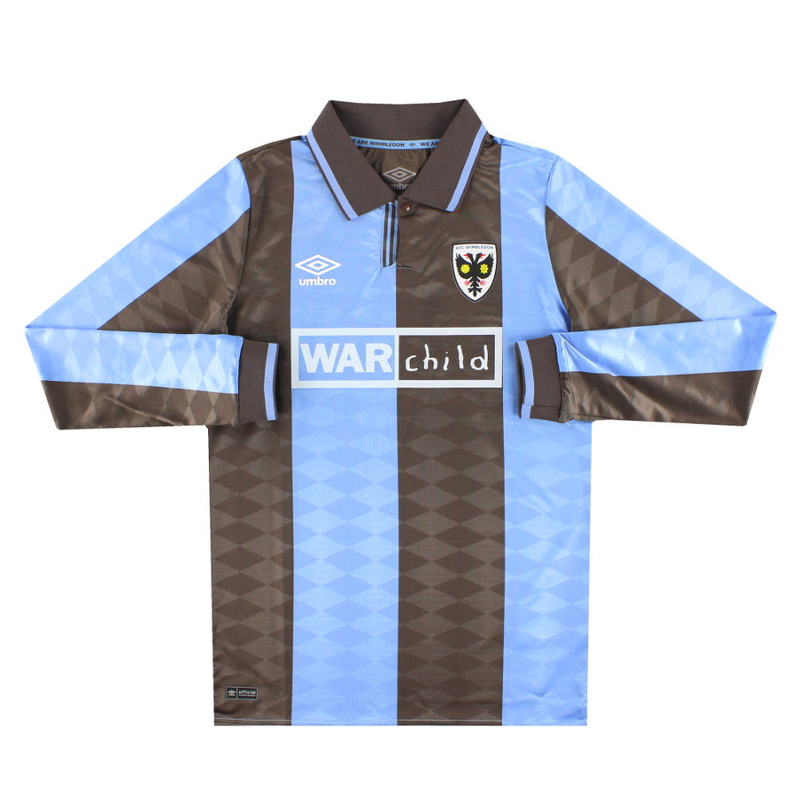 Camiseta Visitante Umbro AFC Wimbledon 2024-25 Manga Larga *Nueva en Caja* XXXXL