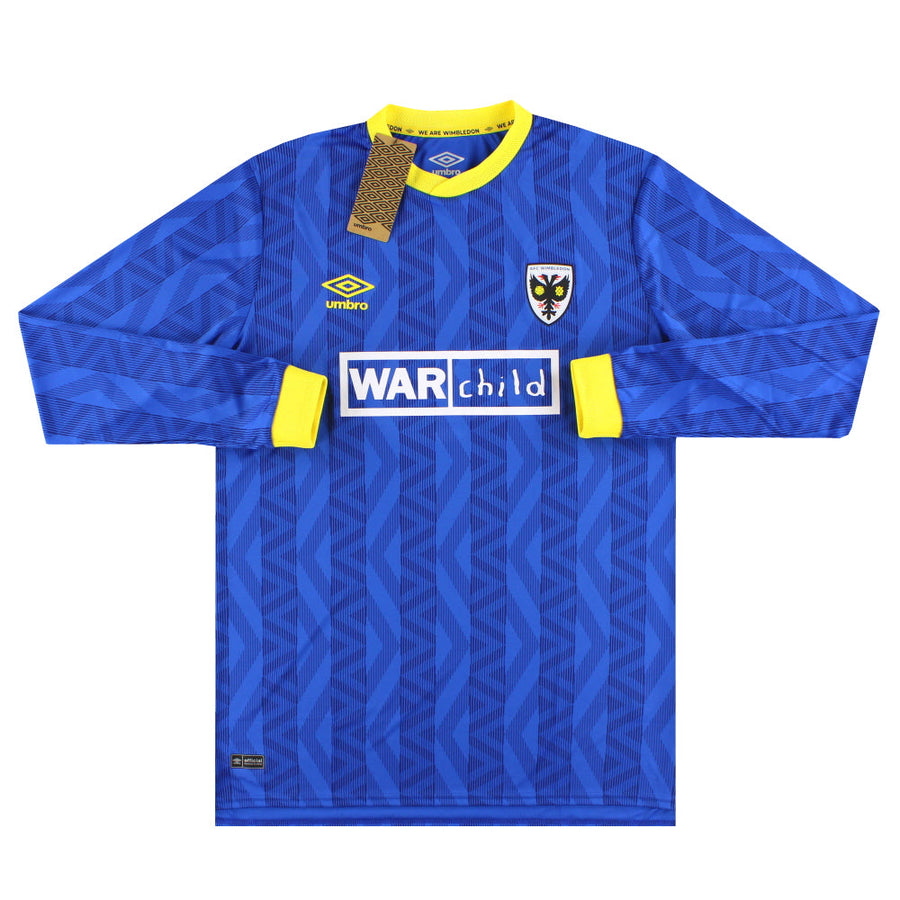 Camiseta Local Umbro Manga Larga AFC Wimbledon 2024-25 *NUEVA EN CAJA*