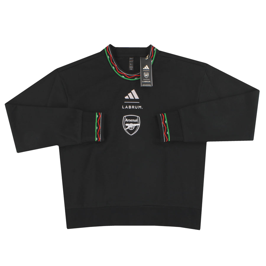 Sudadera de cuello redondo de doble punto Arsenal x LABRUM 2024-25 *Nueva a estrenar en caja* M