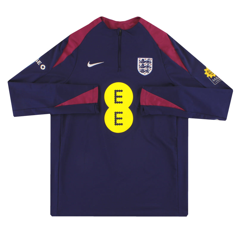 2024-25 England Nike Player Issue 1/4 Zip Training Top S