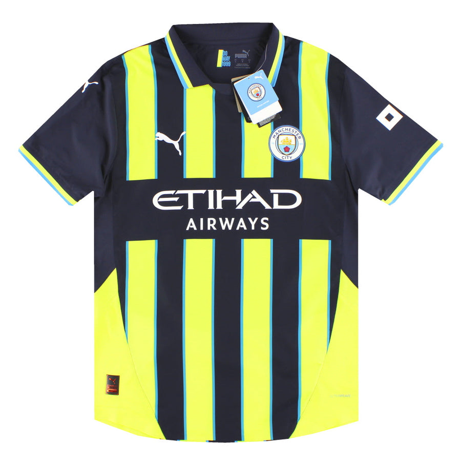 2024-25 Manchester City Puma Authentic Away Shirt *BNIB* M - Classic Football Kit