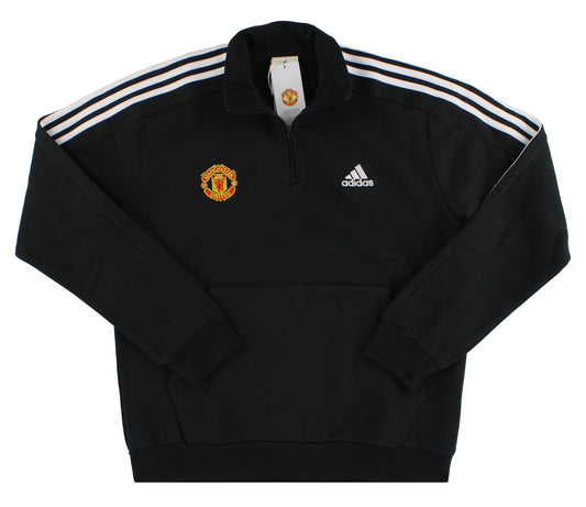 2024-25 Manchester United adidas Essentials 1/4 Zip Sweatshirt *BNIB* XL