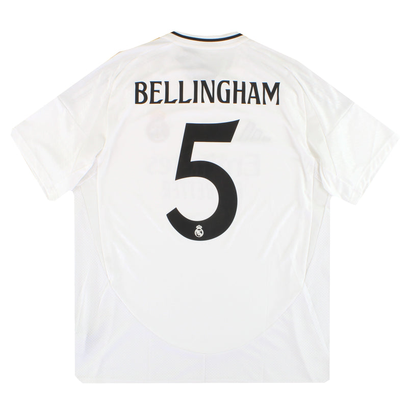 2024-25 Real Madrid adidas Home Shirt Bellingham #5 *w/tags* XL