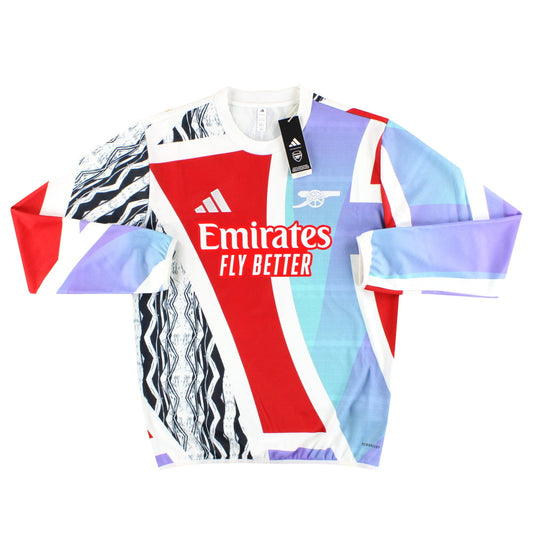 2024-25 Arsenal adidas Pre-Match Warm Top *w/tags*