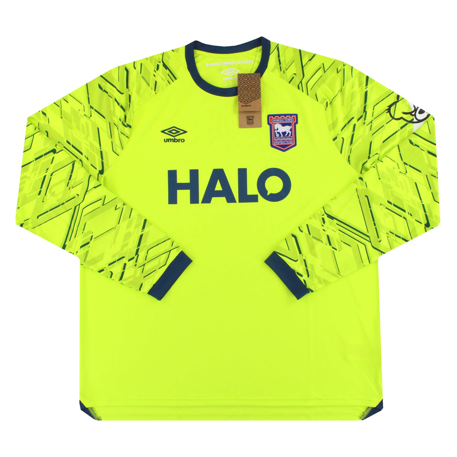 2025-26 Camiseta de portero Ipswich Umbro L/M *con etiquetas* XXL