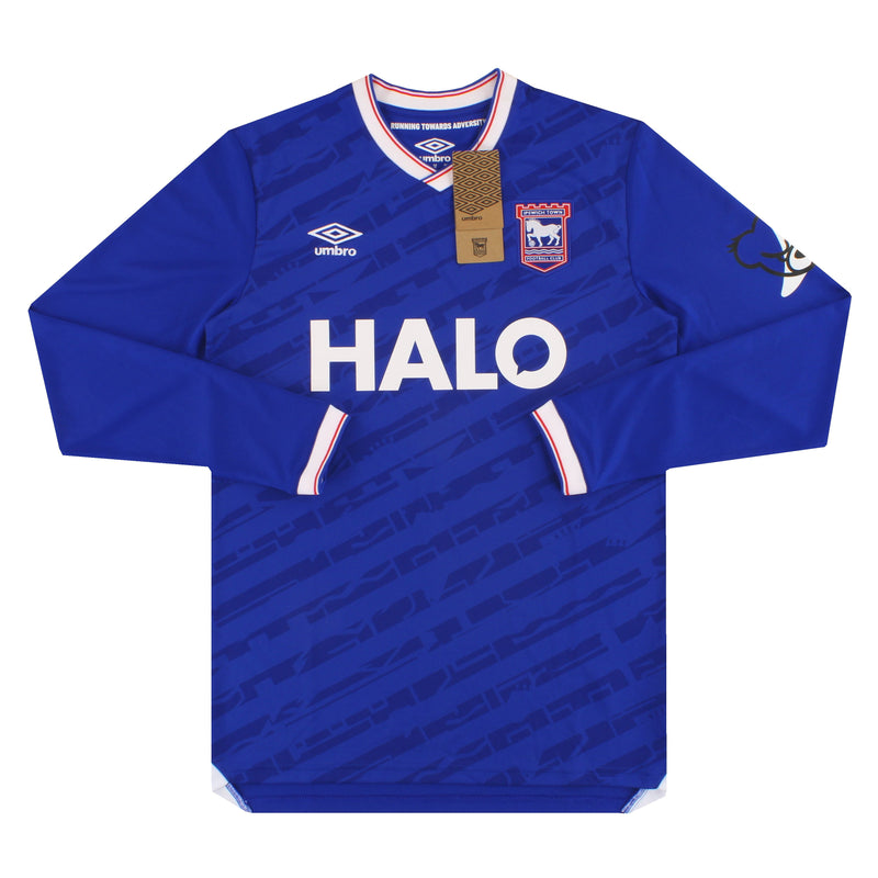 2025-26 Ipswich Umbro Home Shirt L/S *w/tags*