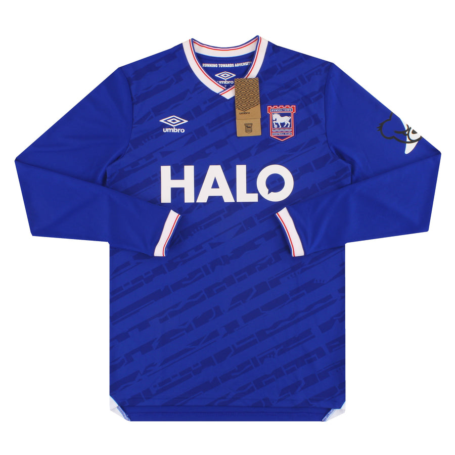Camiseta Umbro del Ipswich Home Manga Larga 2025-26 *con etiquetas*
